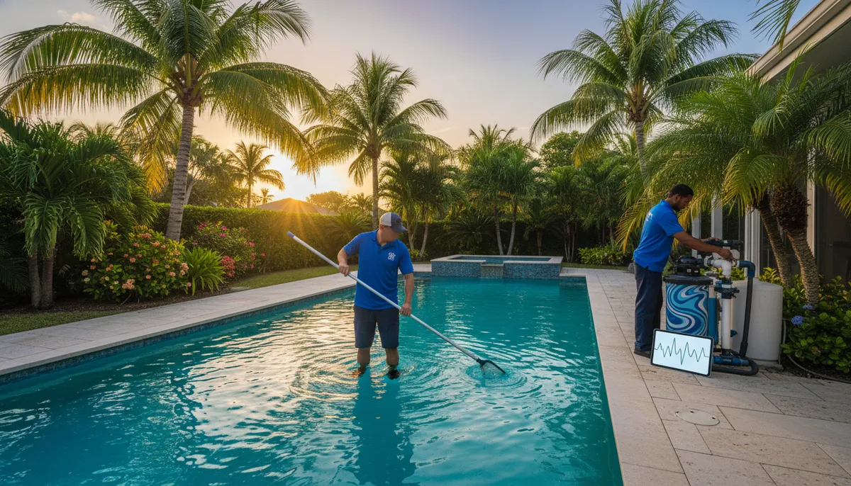 pool cleaning service