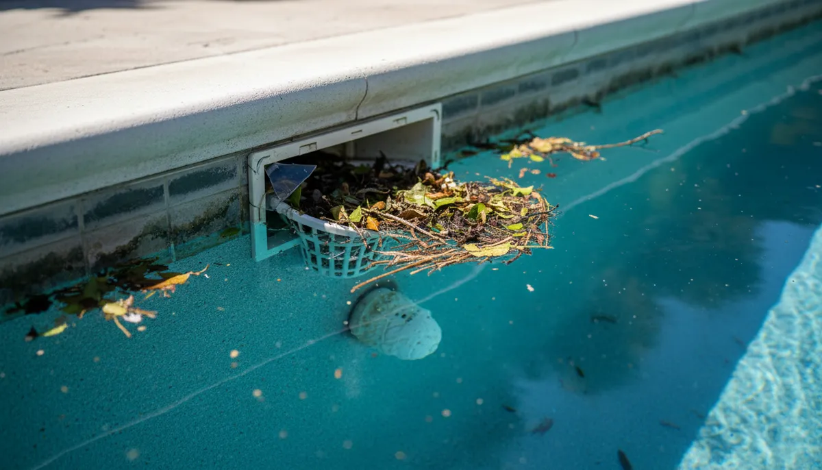 pool skimmer repair