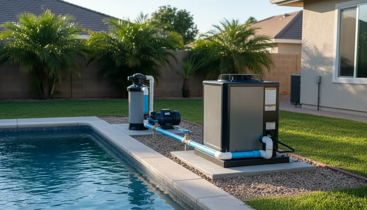 pool heater installation