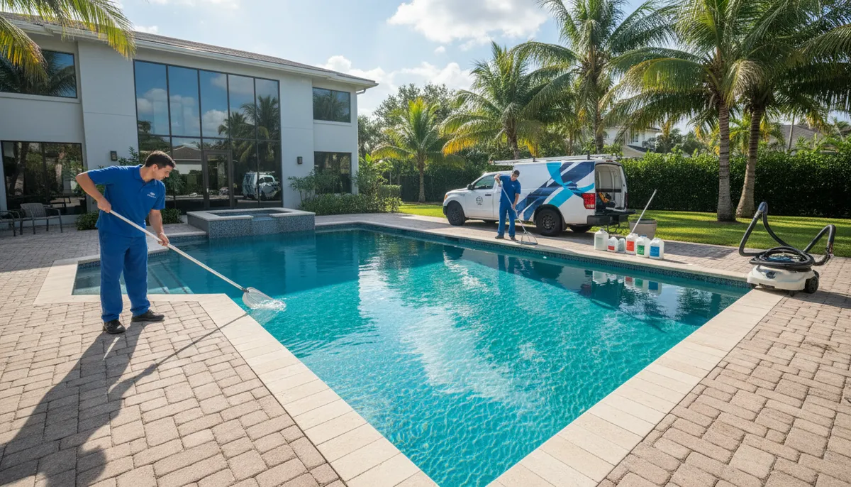 weekly pool service near me