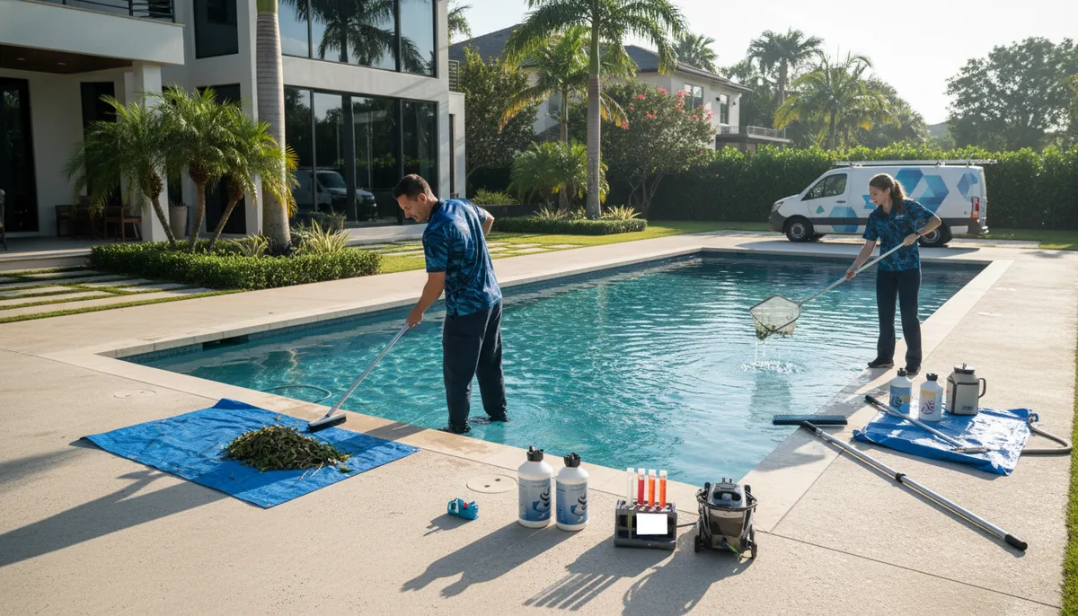weekly pool service near me
