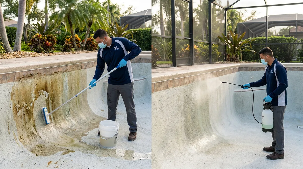pool acid wash