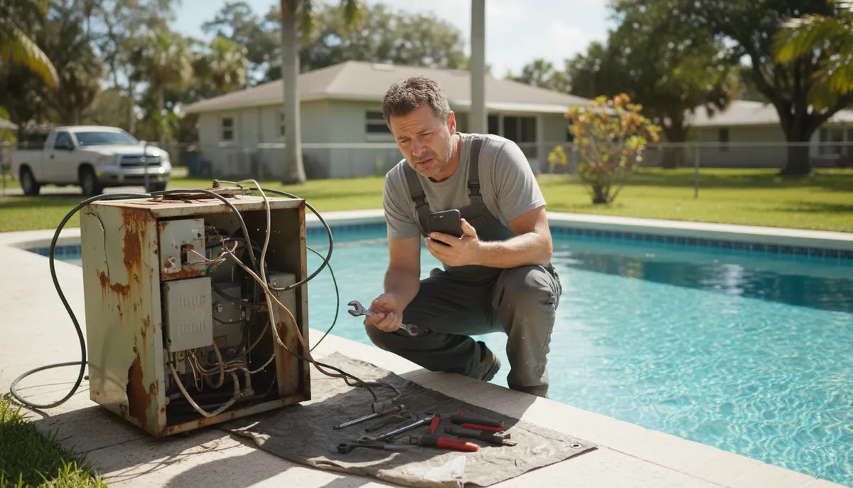 pool heater repair near me