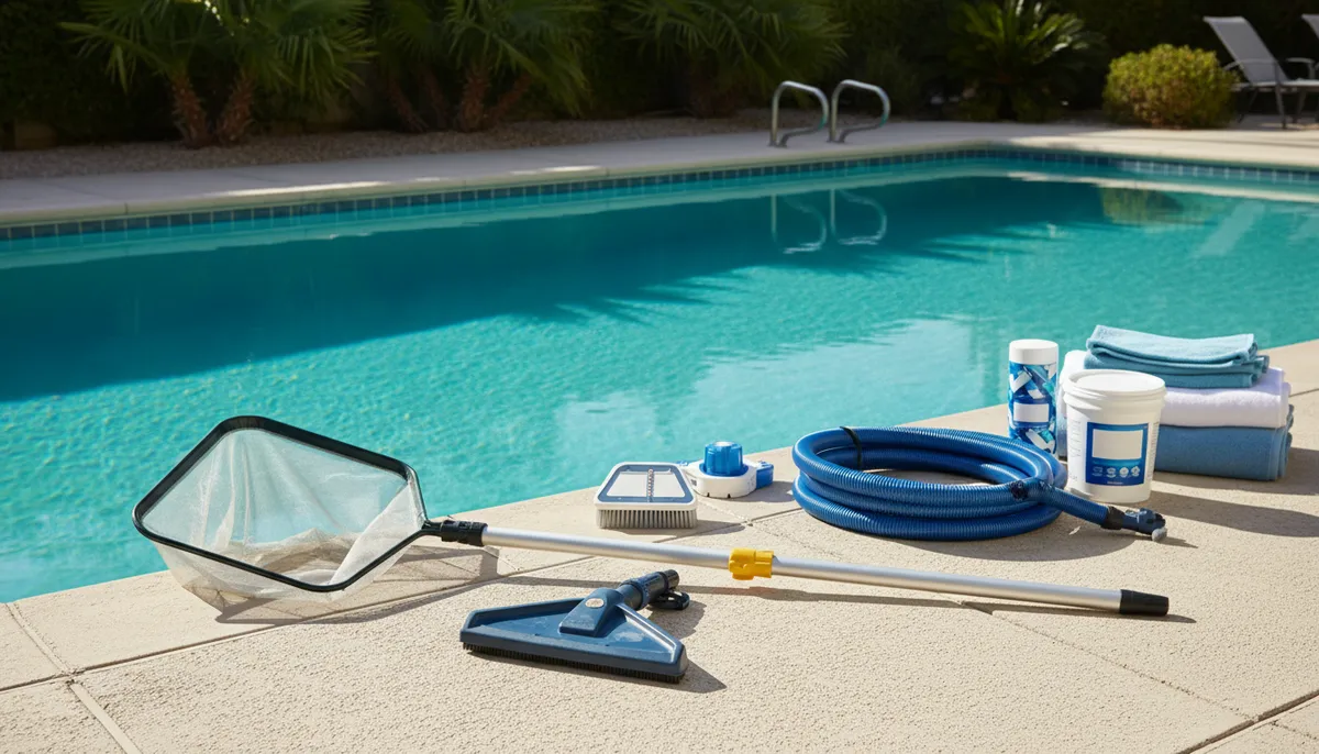 how to clean a pool