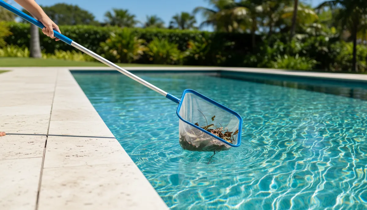 how to clean a pool