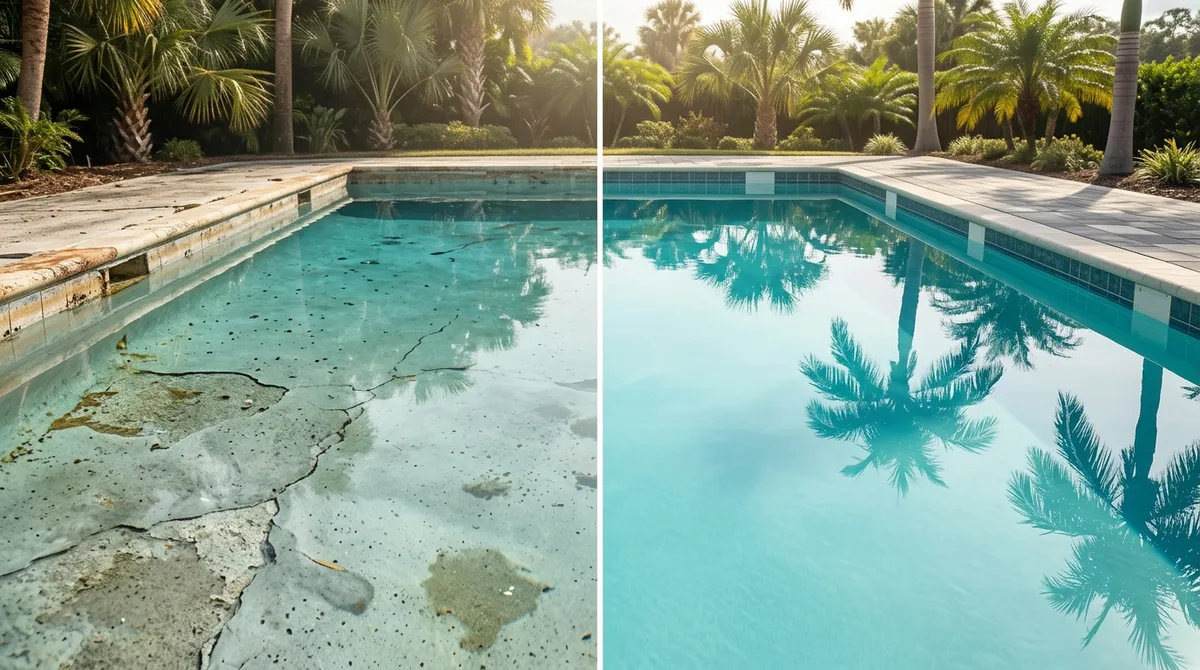 Pool Resurfacing vs. Regular Cleaning: Which Does Your Pool Need?