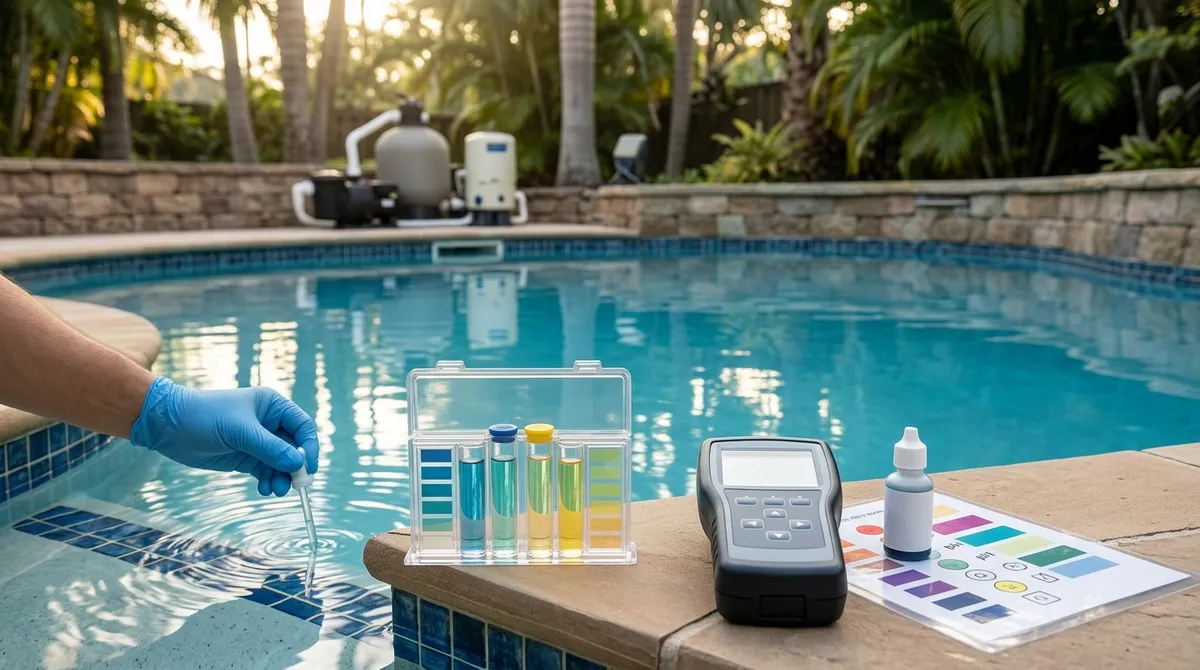 inground pool cleaning