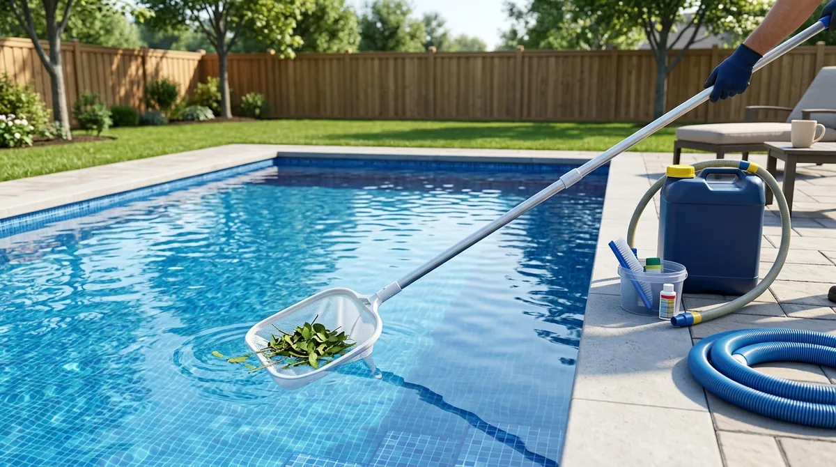 swimming pool cleaning