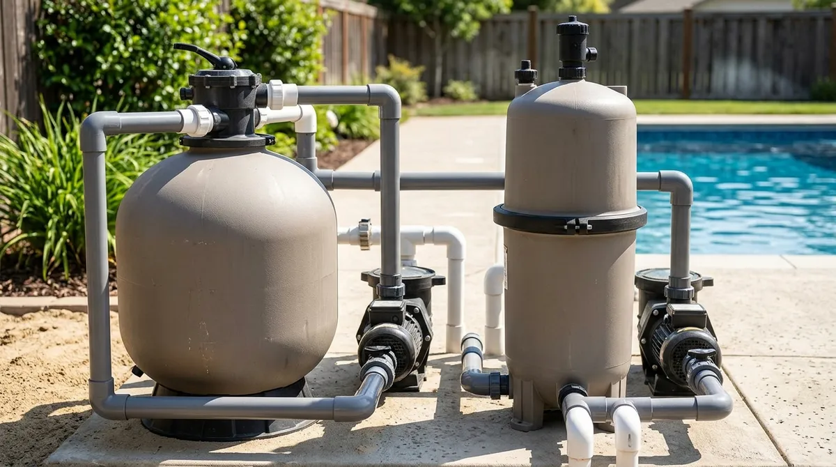 pool filter backwashing