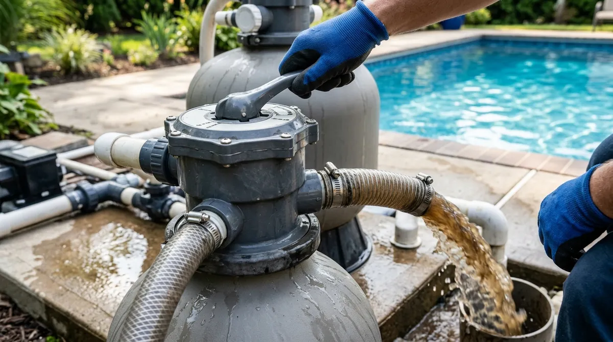 how to clean pool filter