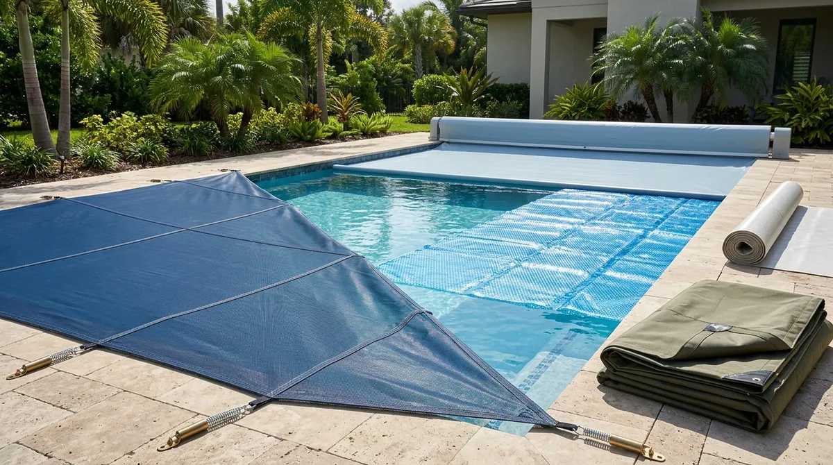 pool cover installation