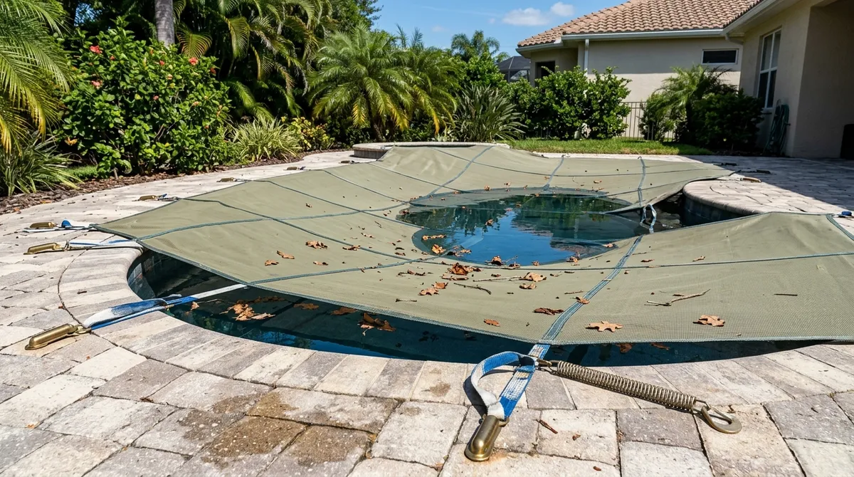 pool cover installation