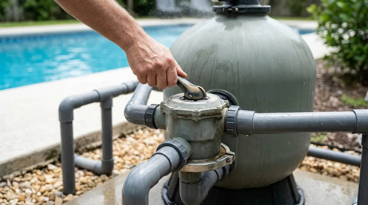 pool filter cleaning