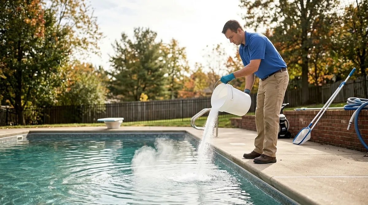 pool closing service