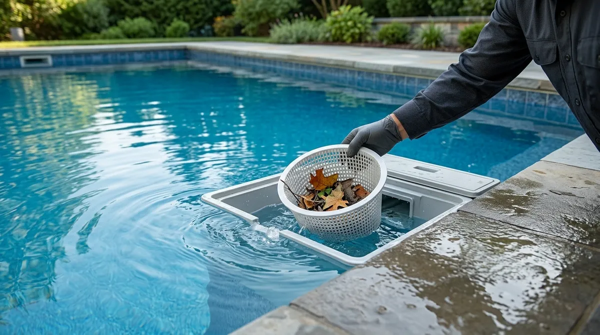 pool skimmer replacement