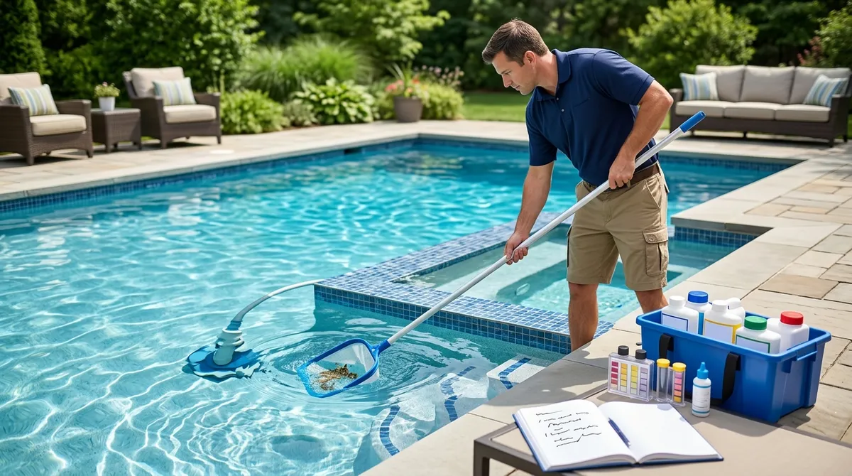 professional pool cleaning