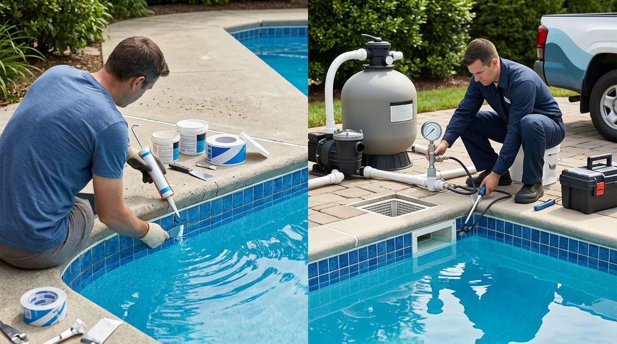 how to fix pool leak