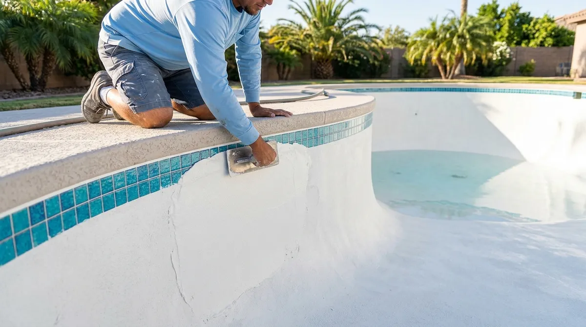 pool tile installation