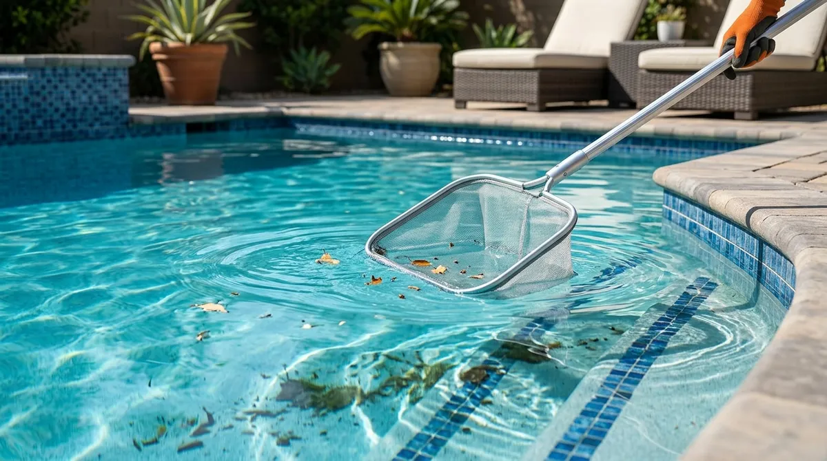 weekly pool cleaning