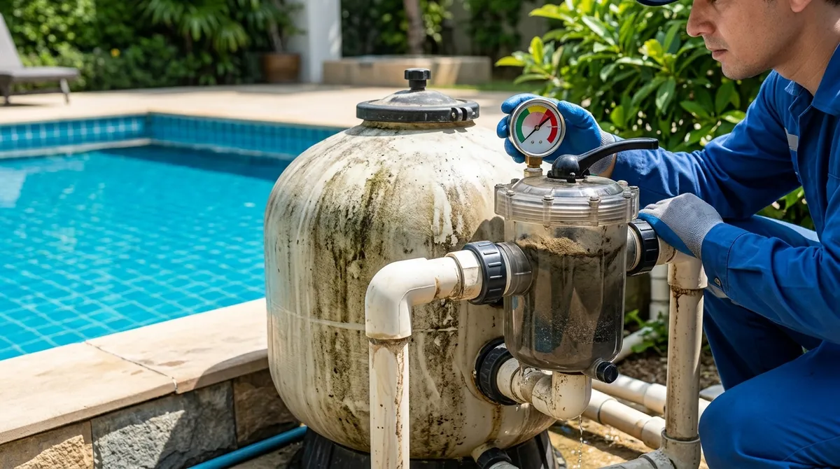 weekly pool cleaning