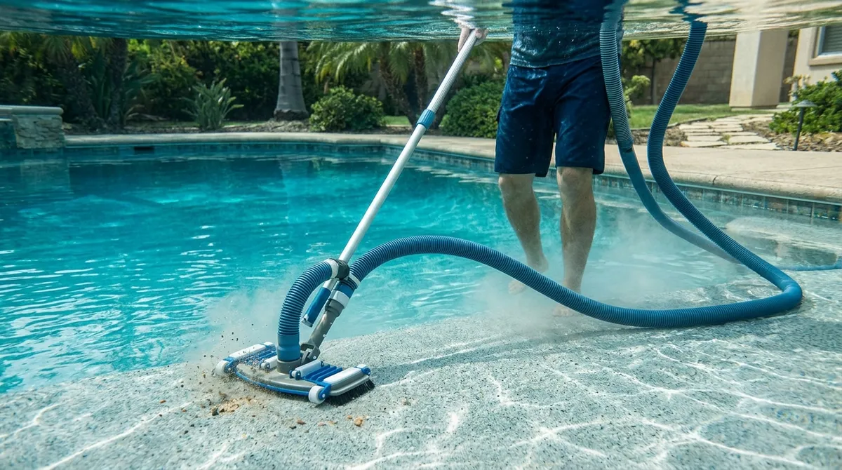 pool vacuum service
