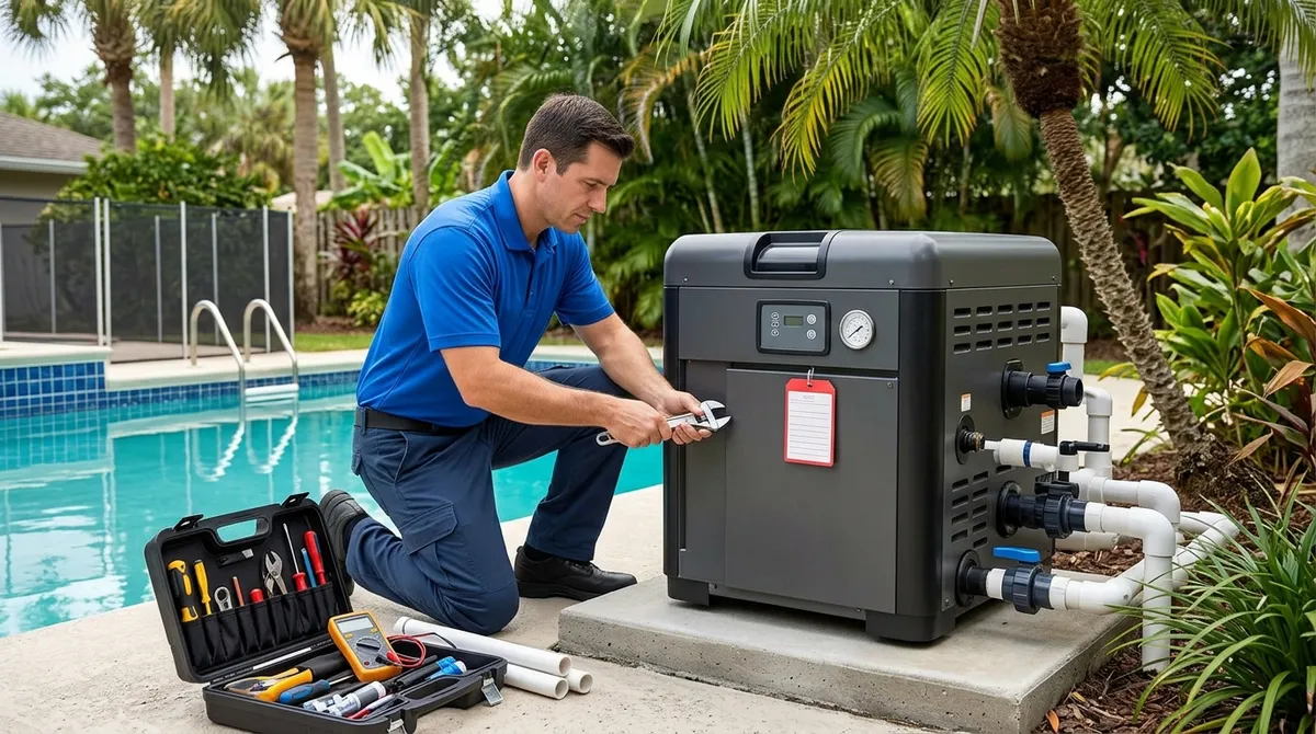 pool heater installation near me