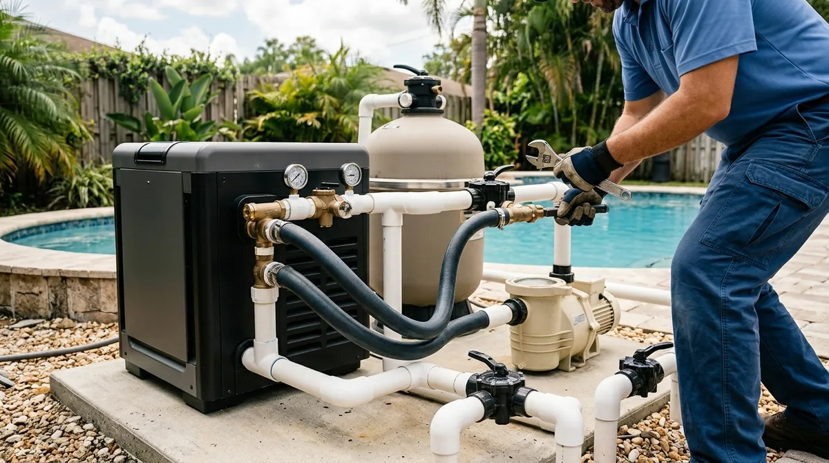 pool heater installation near me