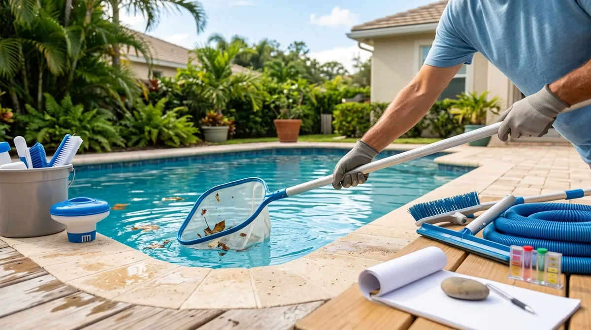 schedule pool cleaning