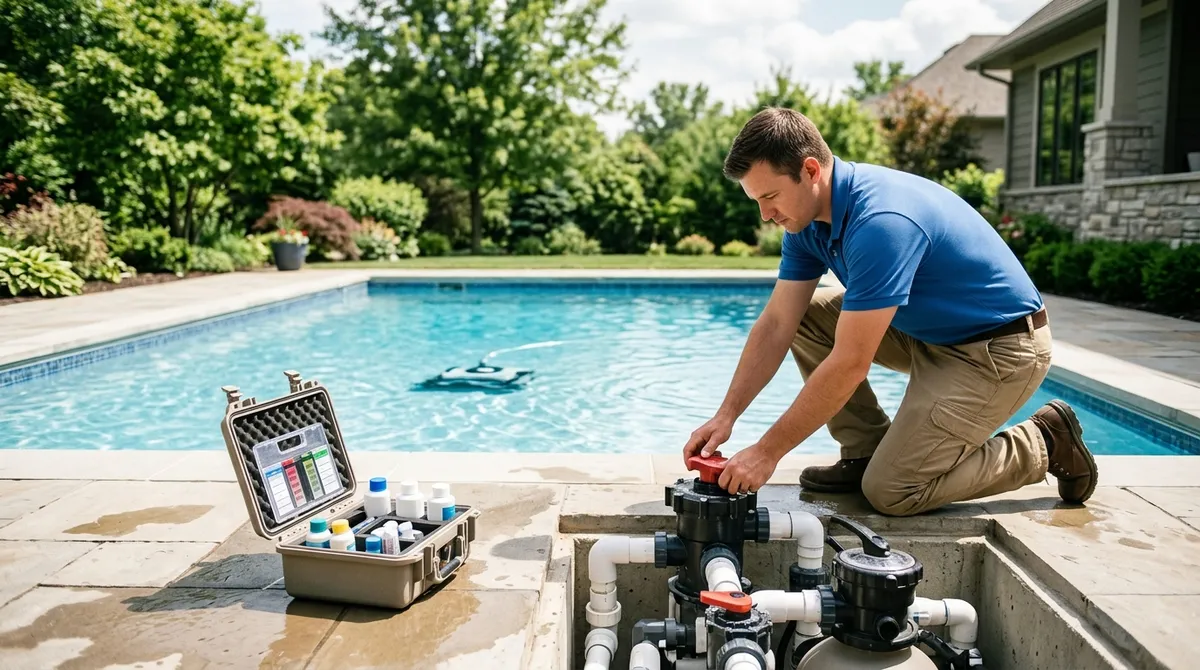 schedule pool cleaning