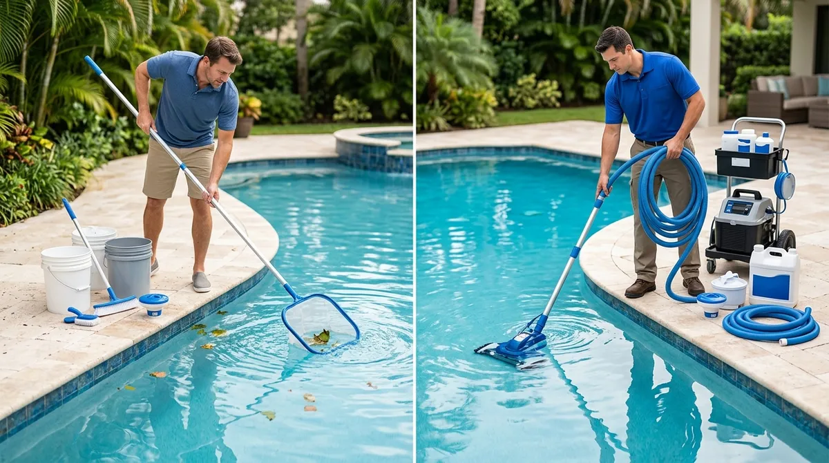 schedule pool cleaning