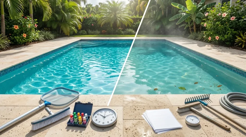 DIY Pool Cleaning Schedule vs. Pro Service: Which Wins?