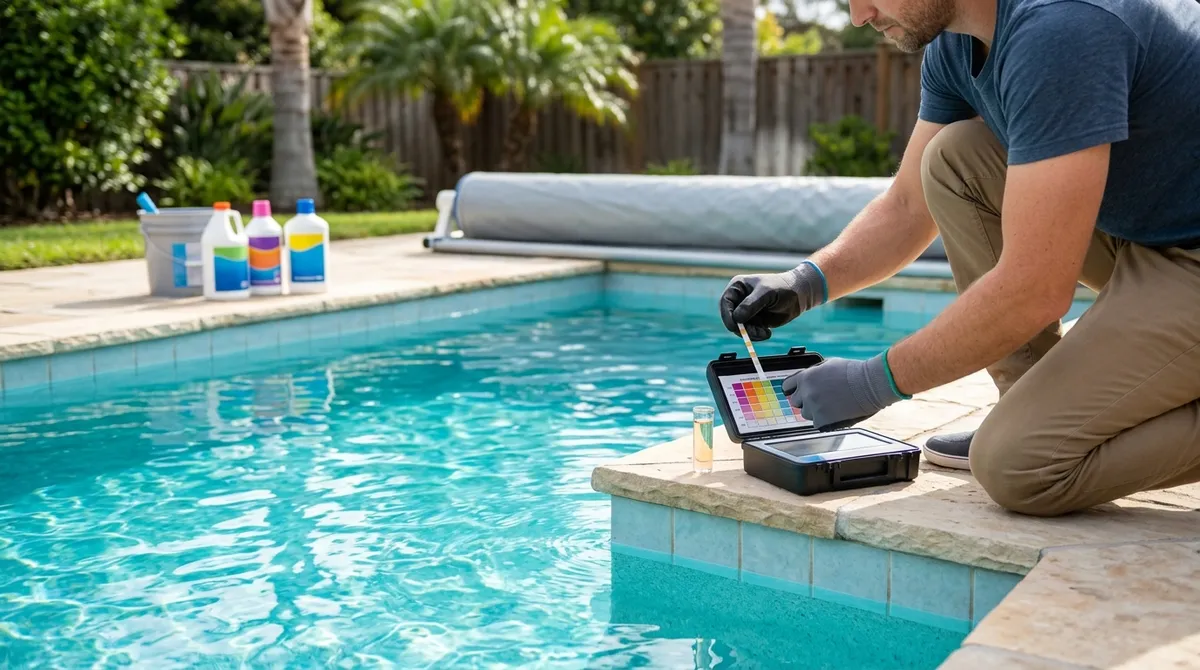 pool chemical balancing