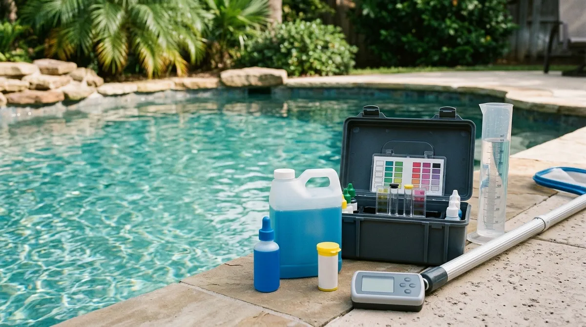 pool chemical balancing