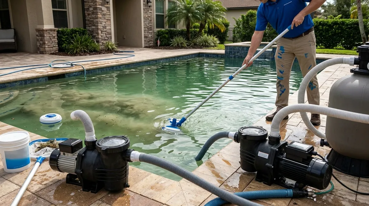 emergency pool cleaning