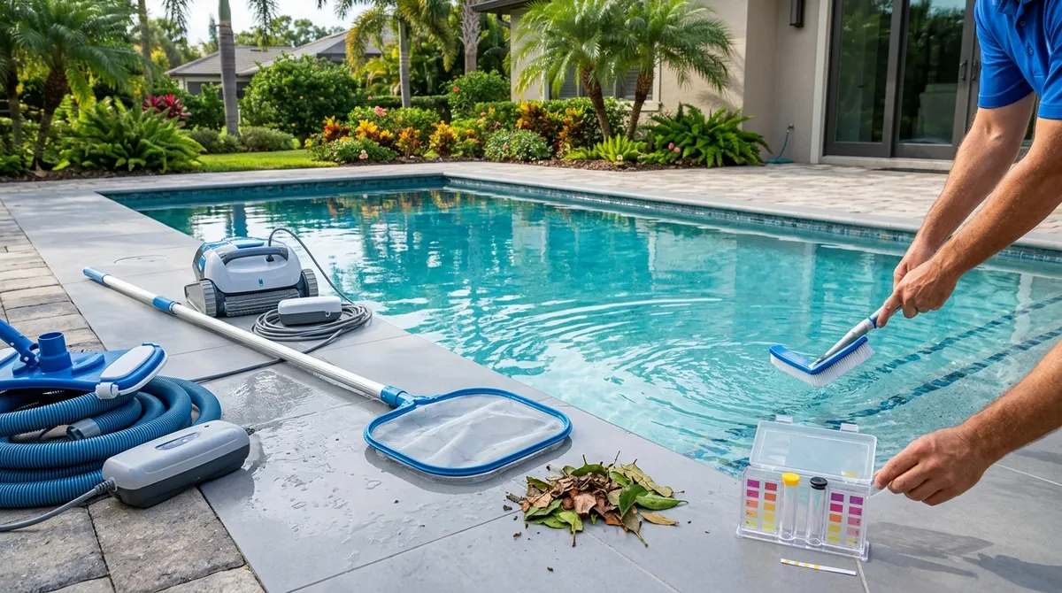 regular pool cleaning