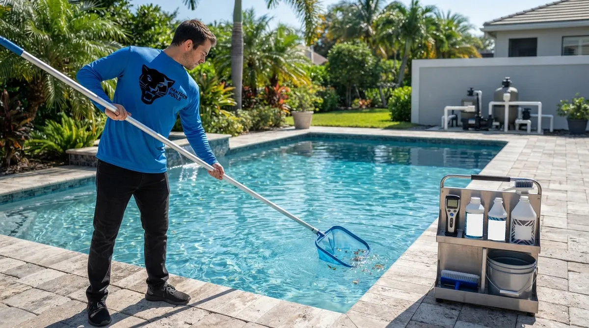 weekly pool maintenance cost