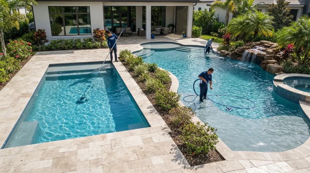 weekly pool maintenance cost