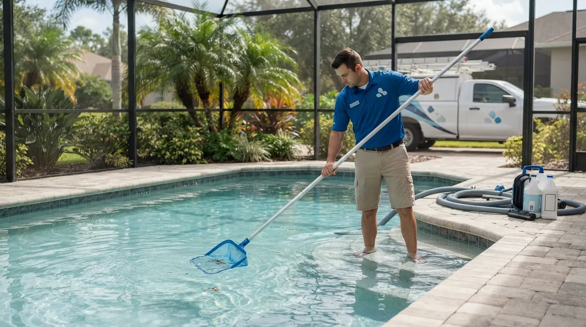pool cleaning price