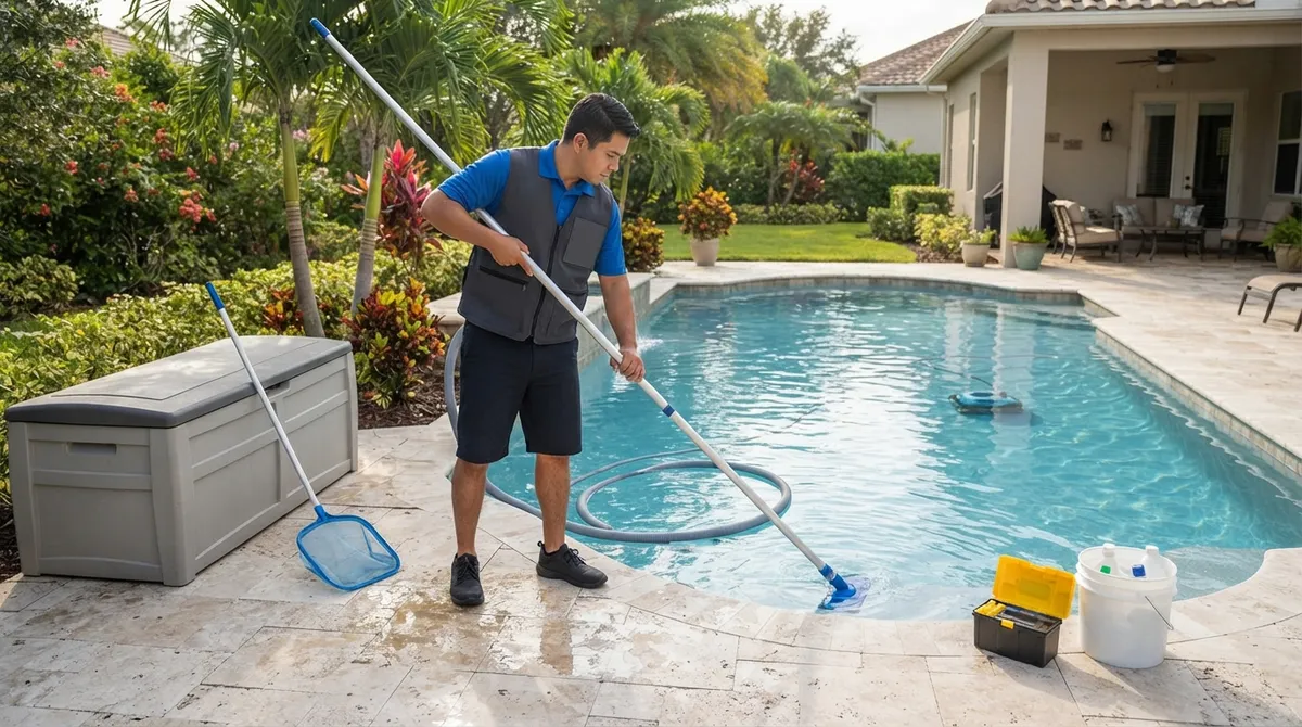 pool cleaning service prices