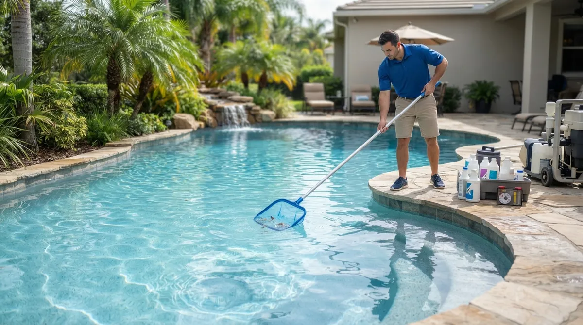 weekly pool maintenance near me