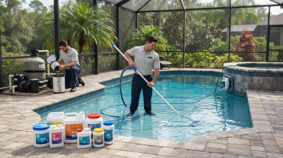 pool cleaning prices