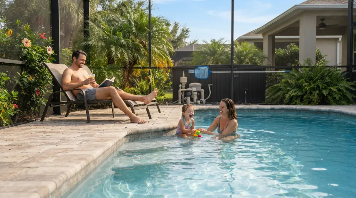 swimming pool cleaning service
