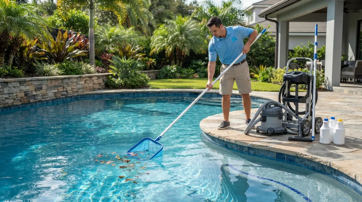 pool service cleaning