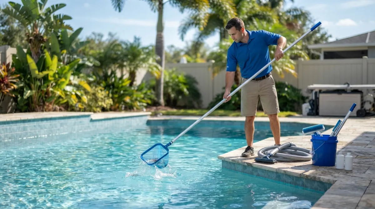 pool service cleaning