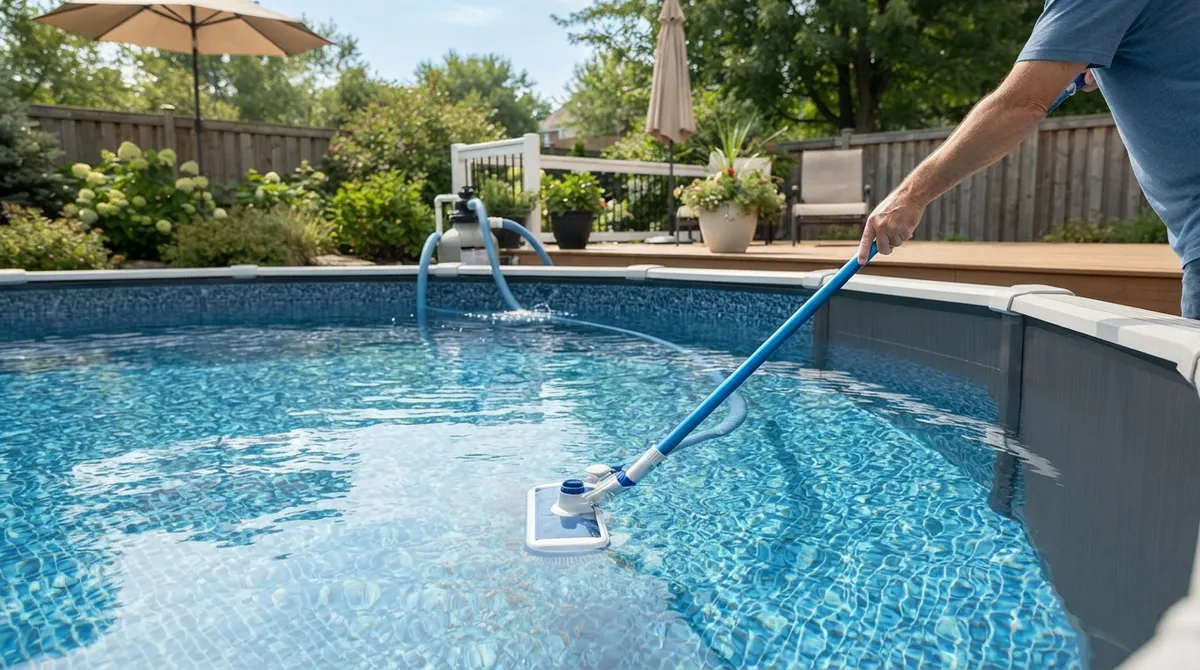 maintaining above ground pool