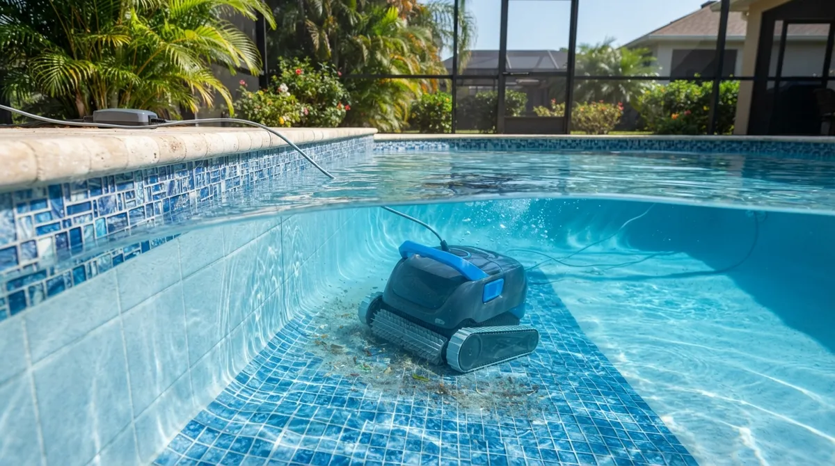 robotic swimming pool cleaner