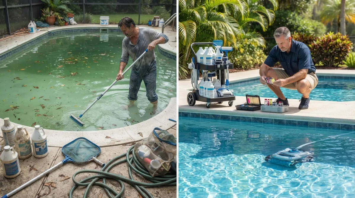 DIY vs. Pro: What's the Real Cost to Maintain a Pool?